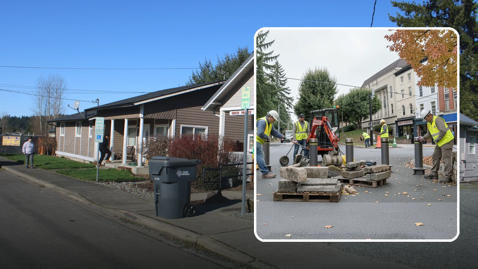 Bollard Installation in South Prairie, Pierce County, WA - Install fixed, removable, and security bollards to control vehicle access and protect public spaces.
