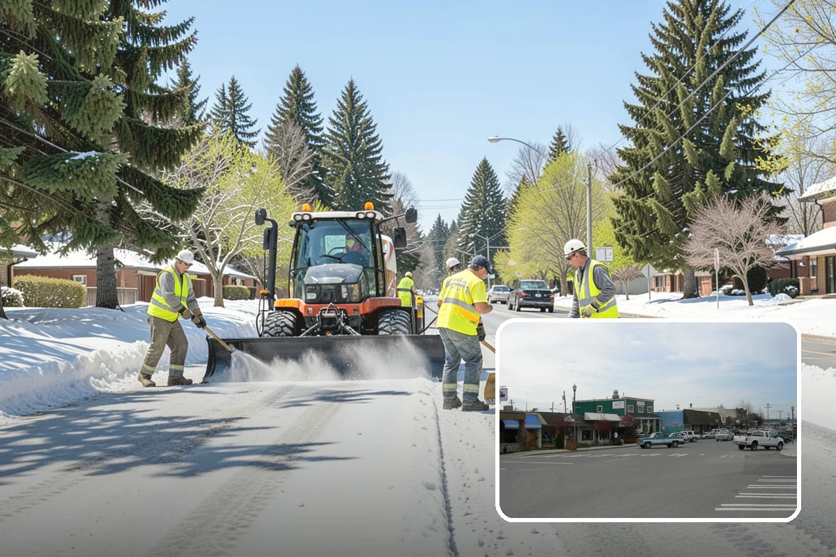 Bollard Installation in Stanwood, Snohomish County, WA - Controls vehicle access and protects pedestrian areas