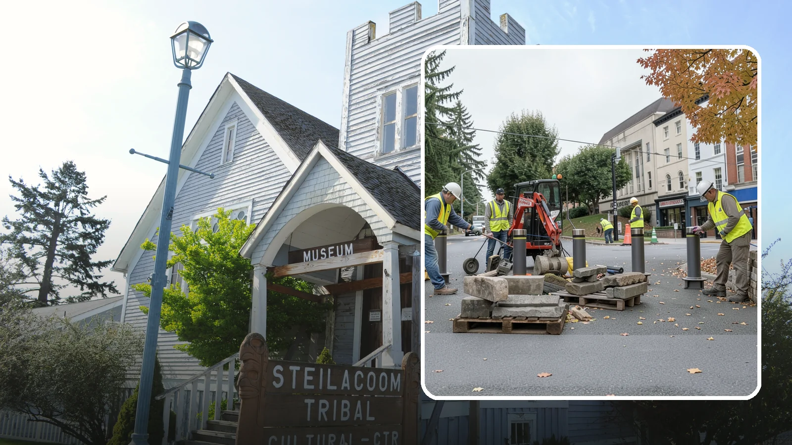 Bollard Installation in Steilacoom, Pierce County, WA - Install fixed, removable, and security bollards to control vehicle access and protect public spaces.
