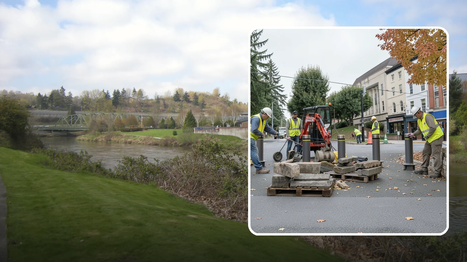 Bollard Installation in Tukwila, King County, WA - Install fixed, removable, and security bollards to control vehicle access and protect public spaces.