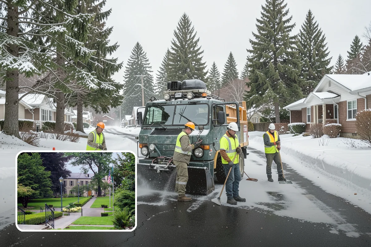 Bollard Installation in Woodinville, King County, WA - Controls vehicle access and protects pedestrian areas