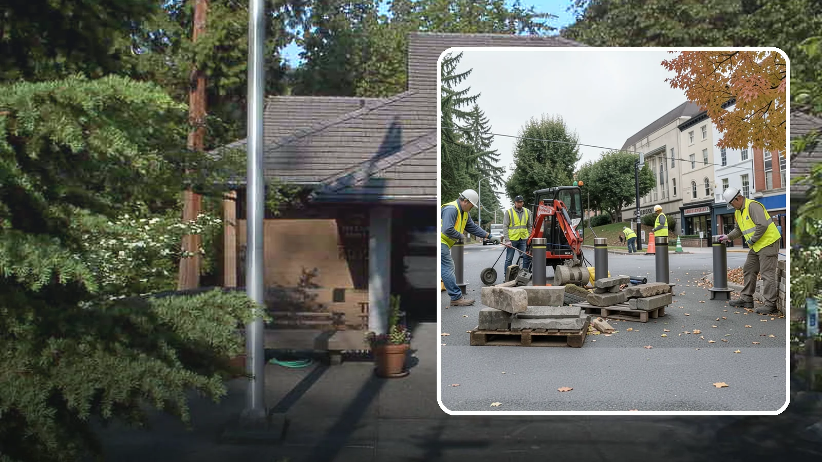 Bollard Installation in Yarrow Point, King County, WA - Install fixed, removable, and security bollards to control vehicle access and protect public spaces.