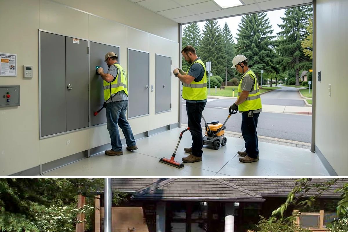 Bollard Installation in Yarrow Point, King County, WA - Bollard installation proceeds year-round, with drier conditions preferred for foundation excavation and concrete curing.
