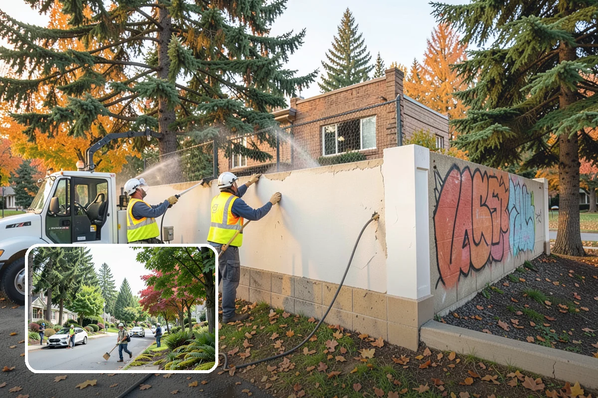 Bollard Replacement in Beaux Arts Village, King County, WA - Restored vehicle protection at key locations