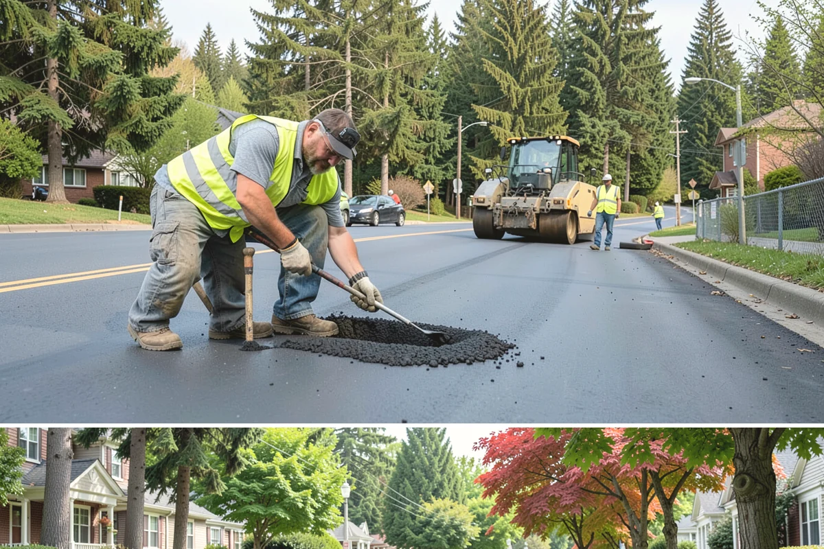 Bollard Replacement in Beaux Arts Village, King County, WA - Replacement runs year-round, with concrete-set foundations favoring drier conditions for proper curing.