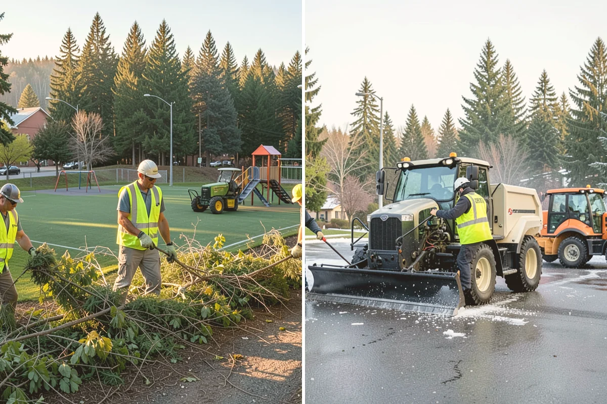 Bollard Replacement in Bellevue, King County, WA - Assess damaged bollards and foundation condition