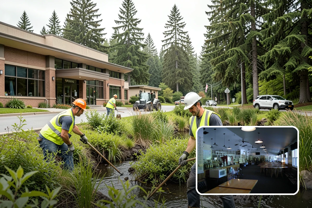 Bollard Replacement in Black Diamond, King County, WA - Restored vehicle protection at key locations