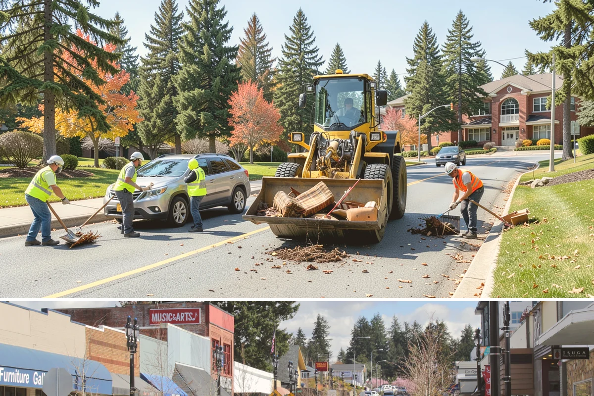 Bollard Replacement in Bothell, King County, WA - Replacement runs year-round, with concrete-set foundations favoring drier conditions for proper curing.