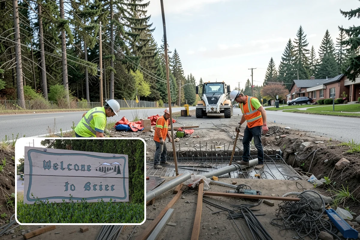 Bollard Replacement in Brier, Snohomish County, WA - Restored vehicle protection at key locations