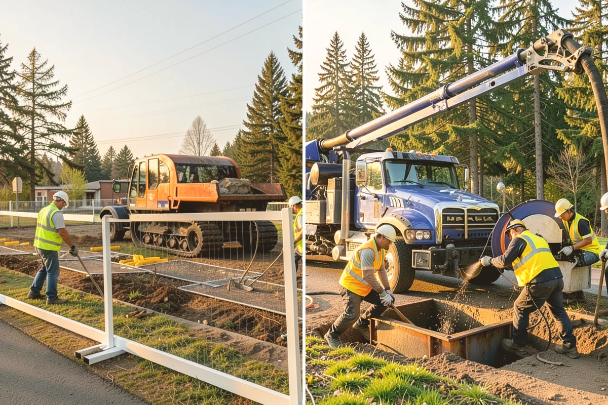 Bollard Replacement in Brier, Snohomish County, WA - Assess damaged bollards and foundation condition