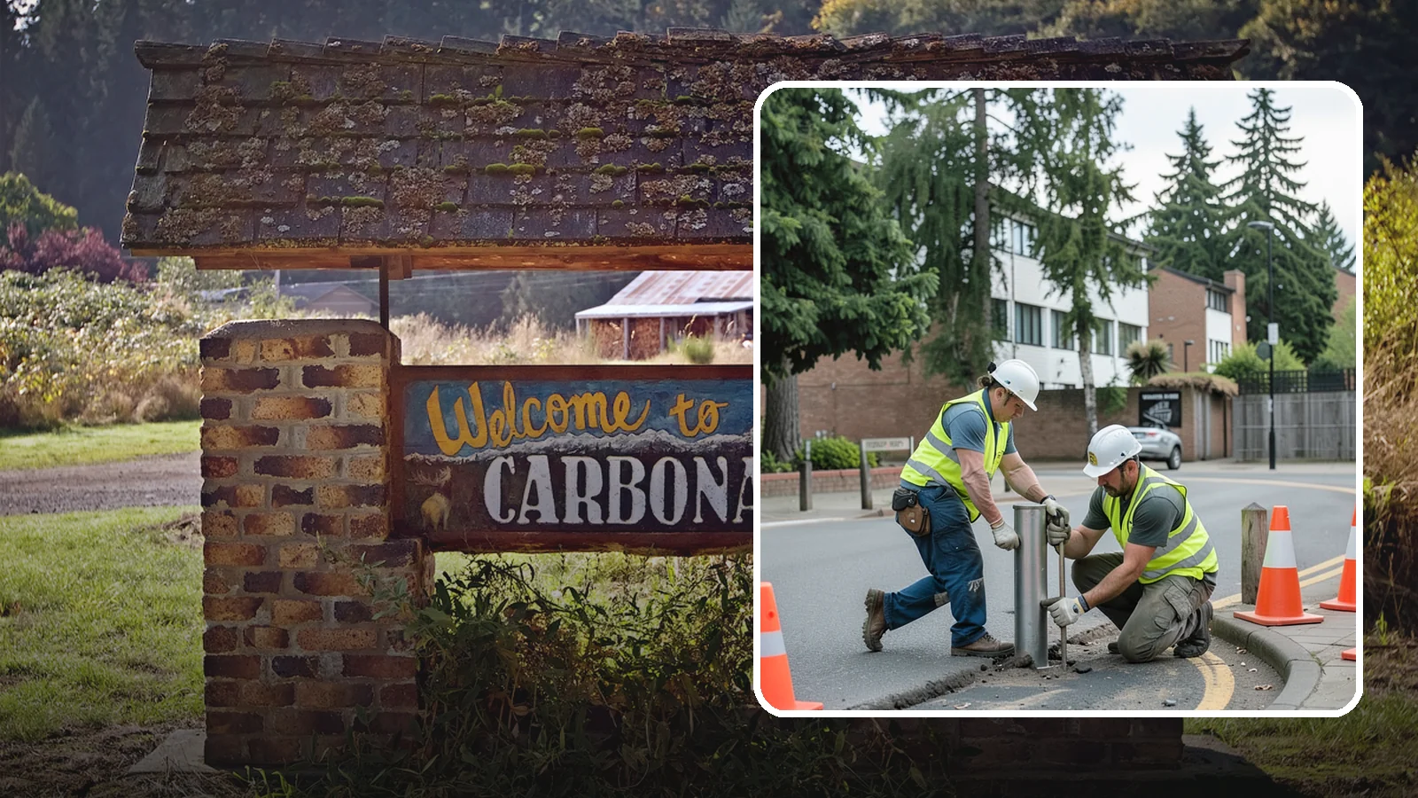Bollard Replacement in Carbonado, Pierce County, WA - Bollard replacement restores vehicle protection and access control at damaged public installations.