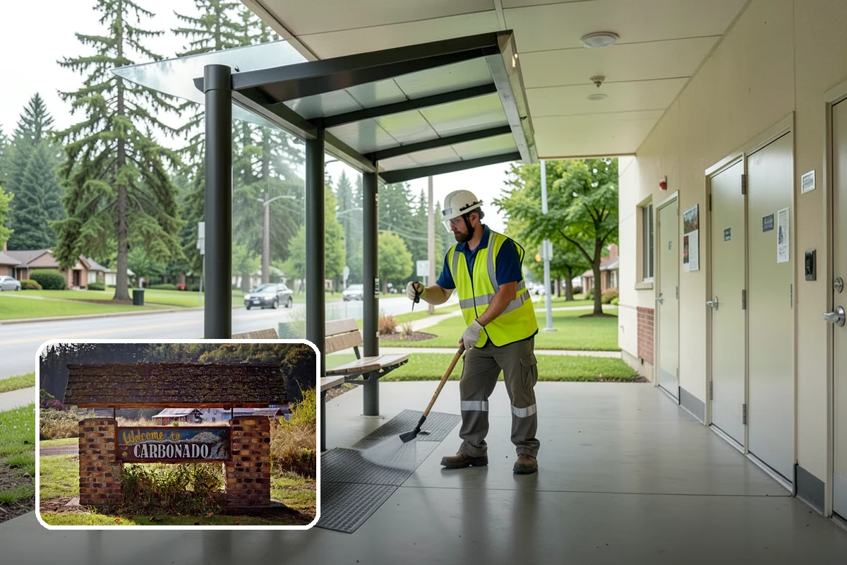 Bollard Replacement in Carbonado, Pierce County, WA - Restored vehicle protection at key locations