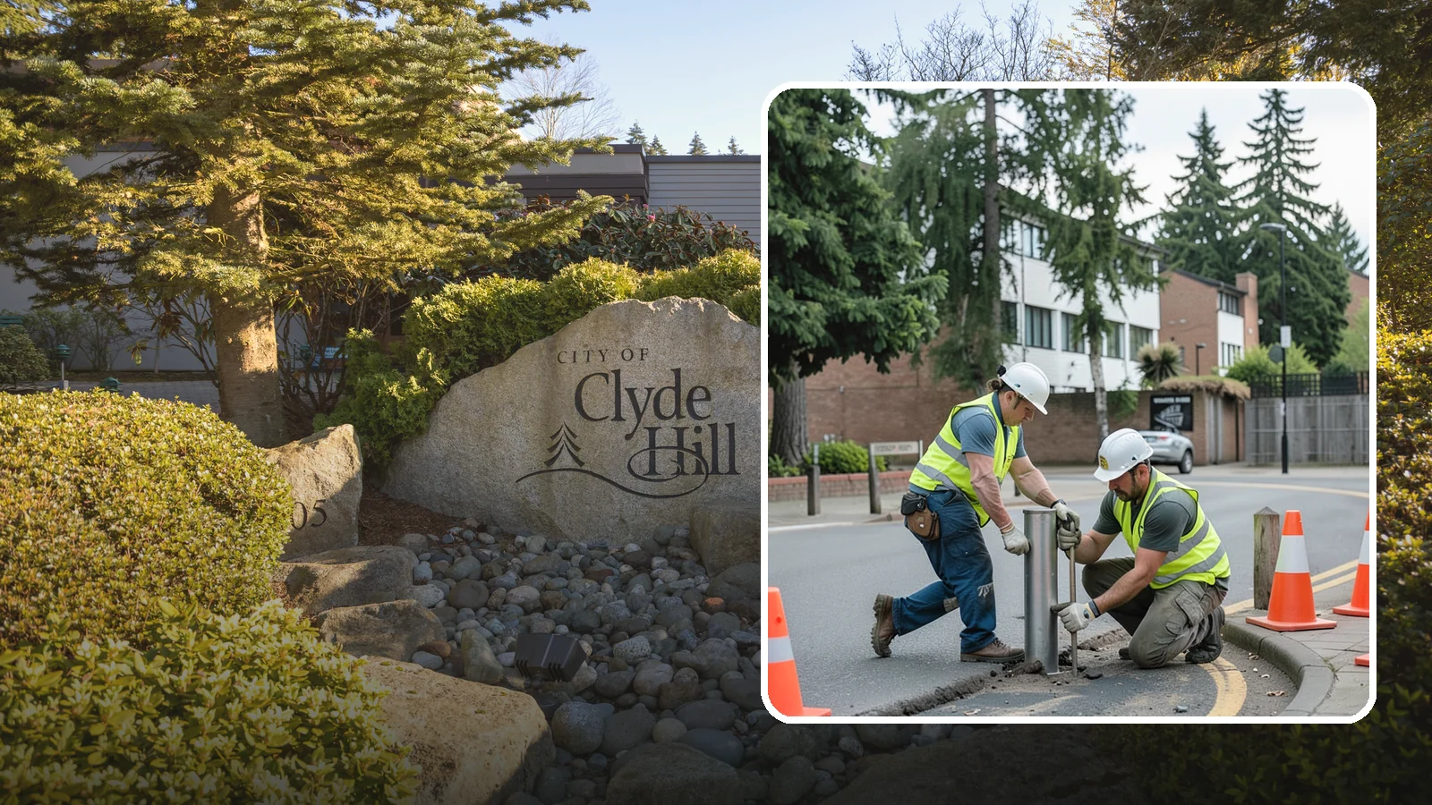 Bollard Replacement in Clyde Hill, King County, WA - Bollard replacement restores vehicle protection and access control at damaged public installations.