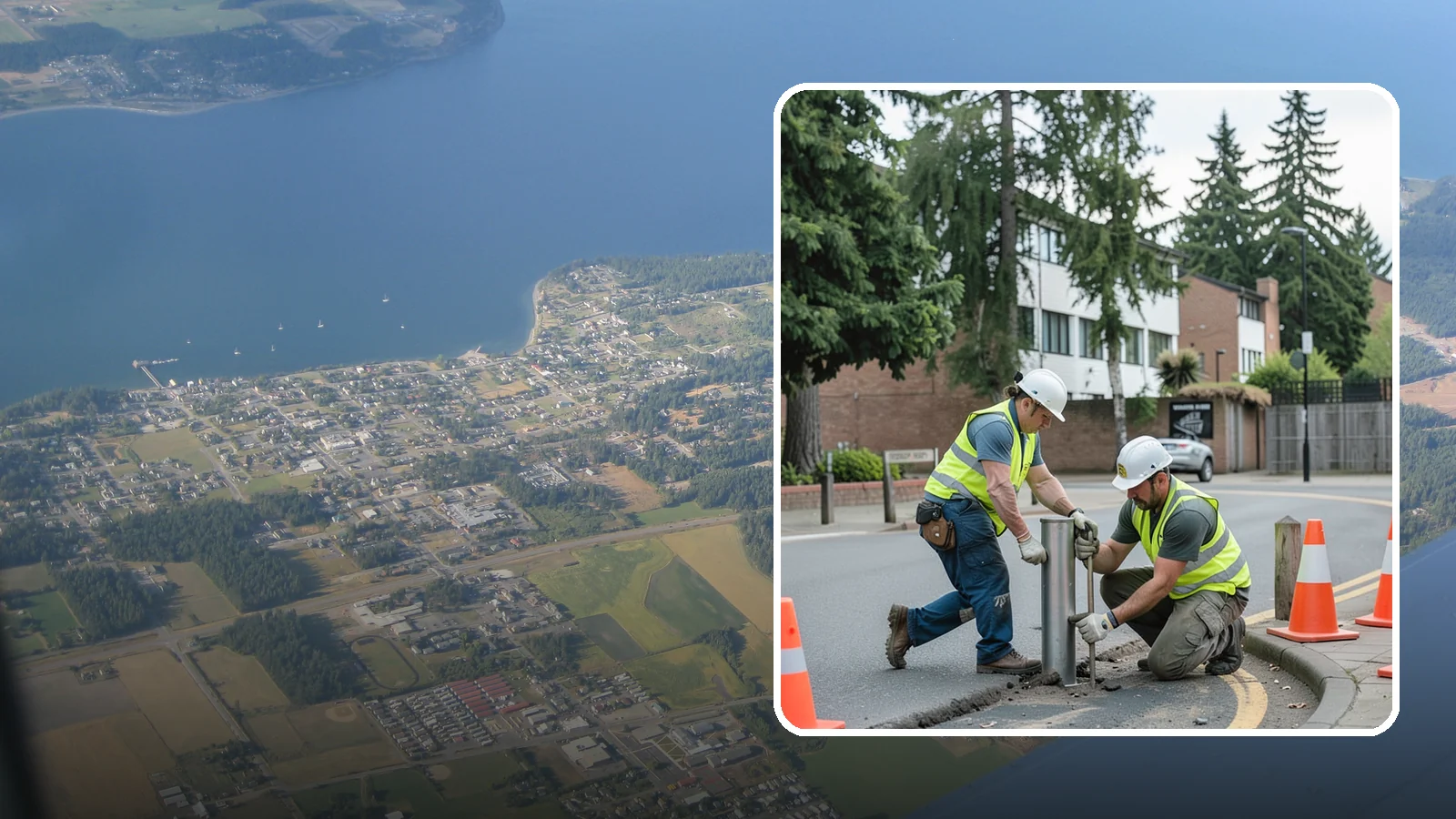 Bollard Replacement in Coupeville, Island County, WA - Bollard replacement restores vehicle protection and access control at damaged public installations.