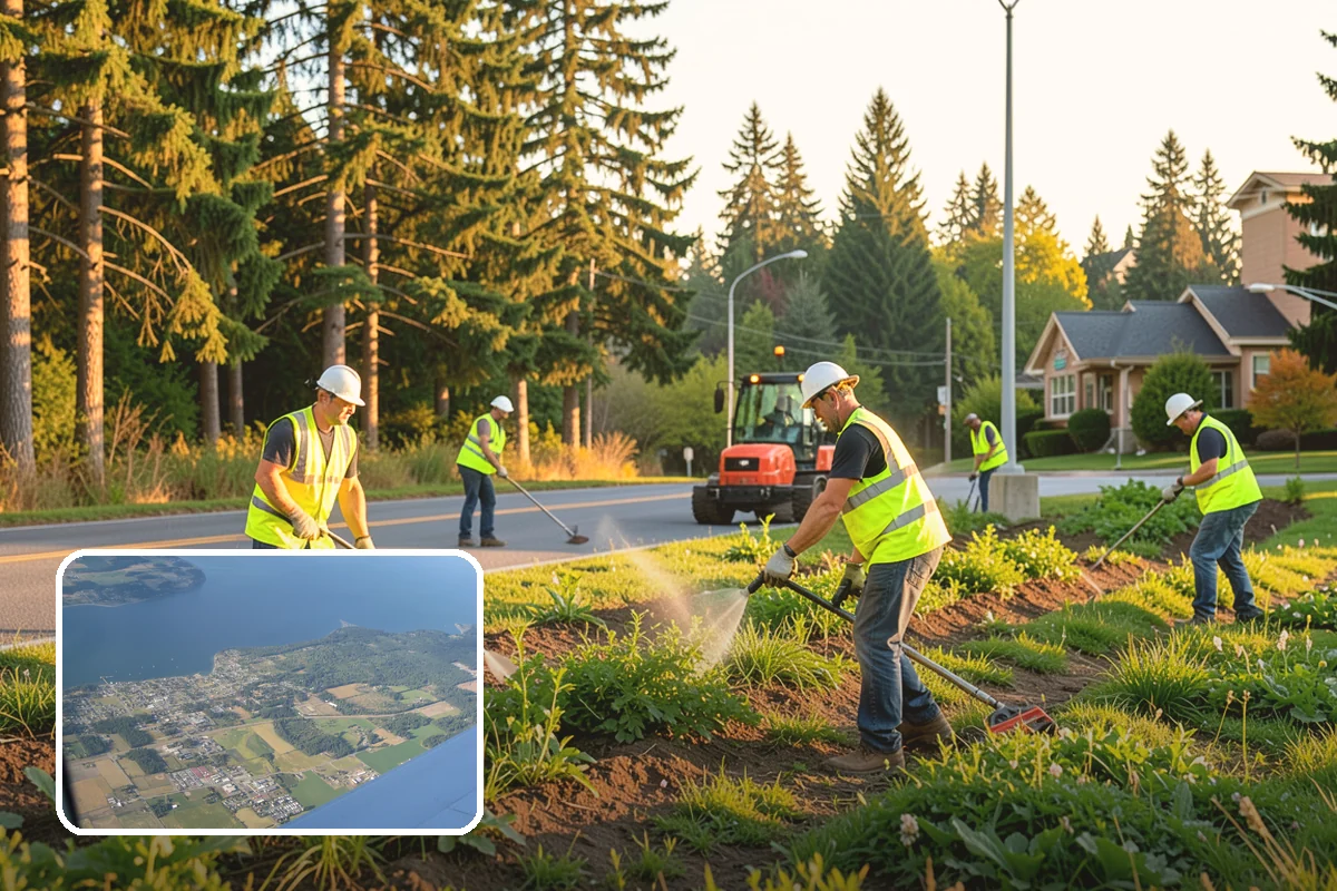 Bollard Replacement in Coupeville, Island County, WA - Restored vehicle protection at key locations