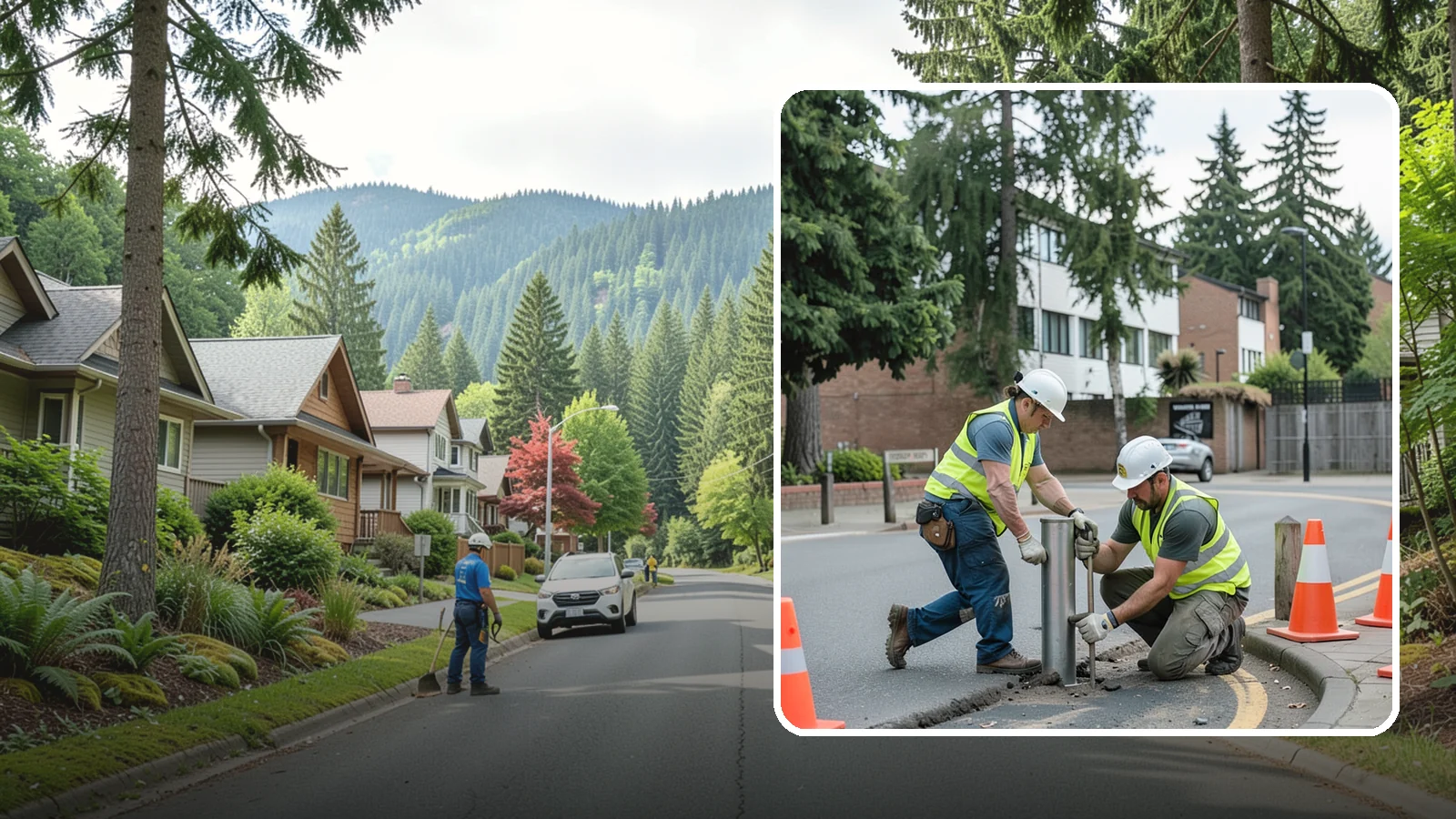 Bollard Replacement in Darrington, Snohomish County, WA - Bollard replacement restores vehicle protection and access control at damaged public installations.
