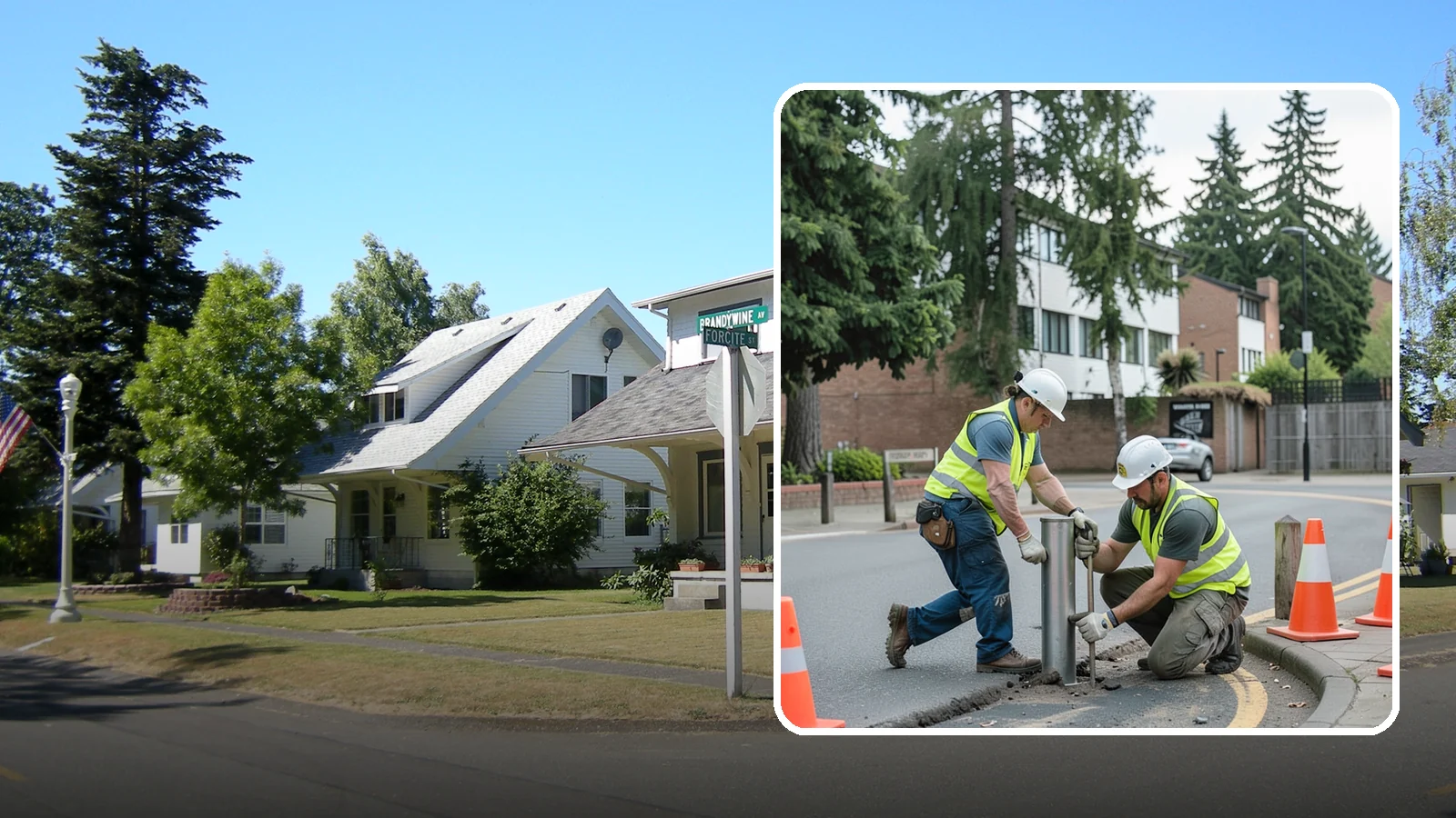 Bollard Replacement in DuPont, Pierce County, WA - Bollard replacement restores vehicle protection and access control at damaged public installations.