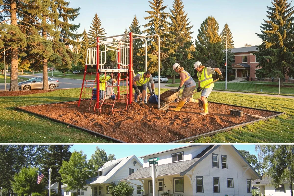 Bollard Replacement in DuPont, Pierce County, WA - Replacement runs year-round, with concrete-set foundations favoring drier conditions for proper curing.