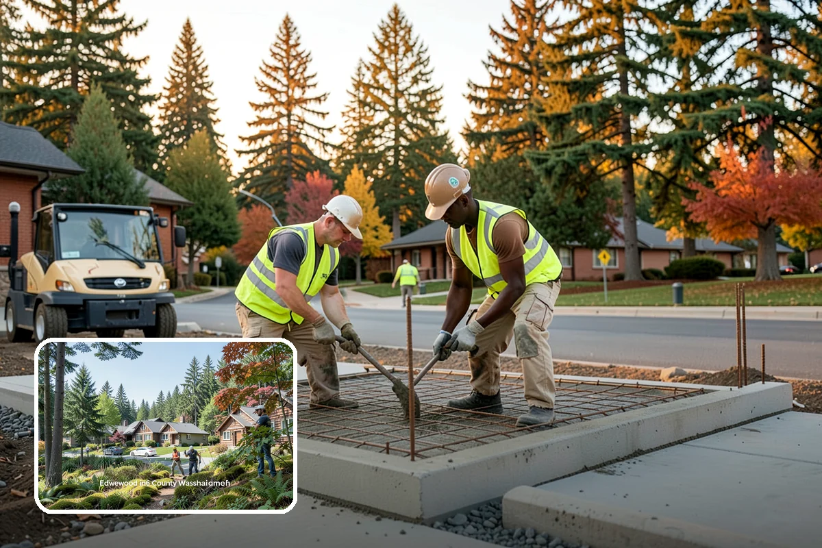 Bollard Replacement in Edgewood, Pierce County, WA - Restored vehicle protection at key locations