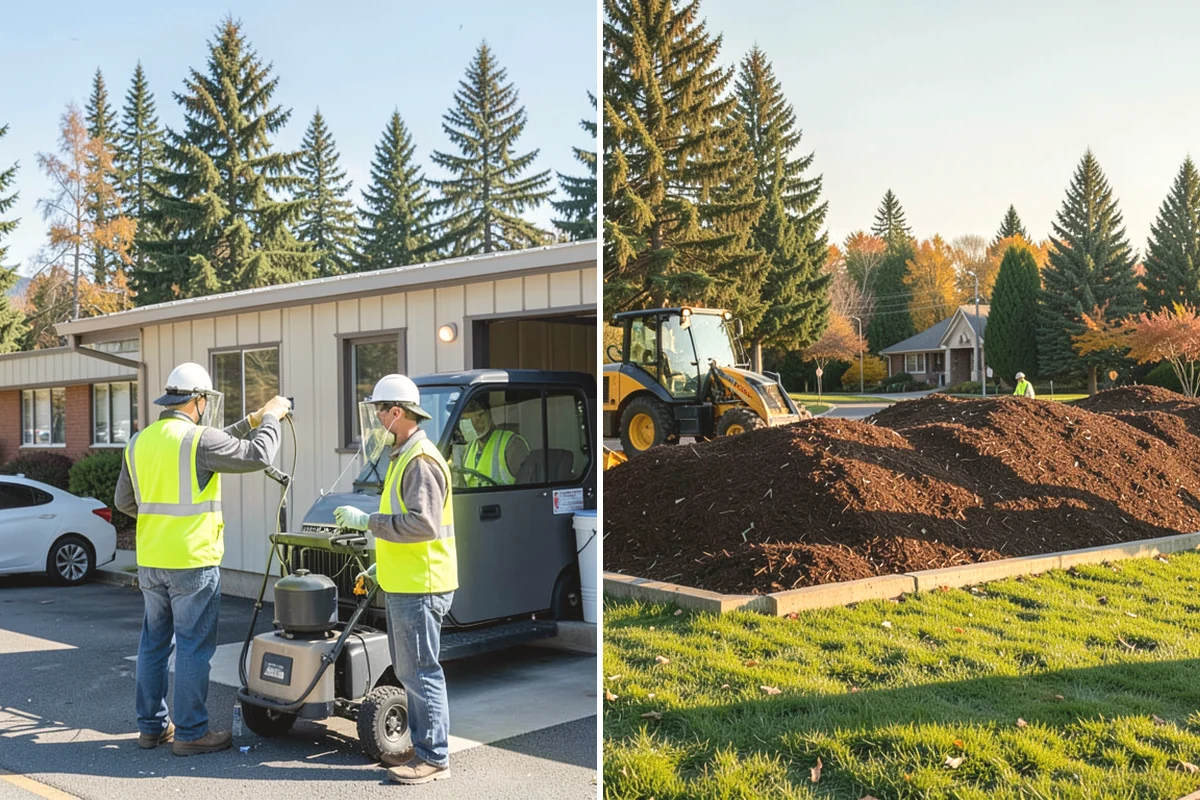 Bollard Replacement in Edgewood, Pierce County, WA - Assess damaged bollards and foundation condition