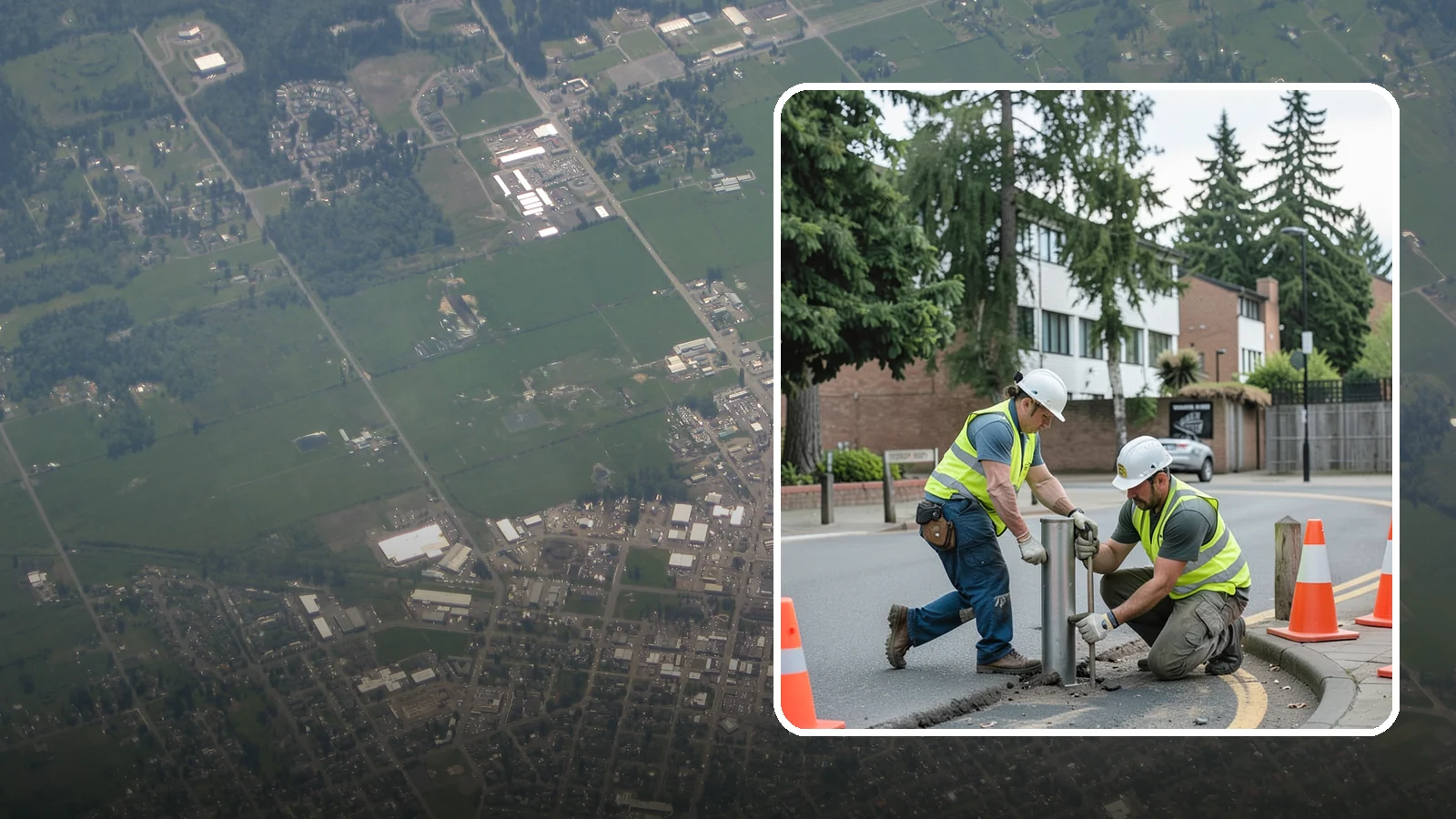 Bollard Replacement in Enumclaw, King County, WA - Bollard replacement restores vehicle protection and access control at damaged public installations.