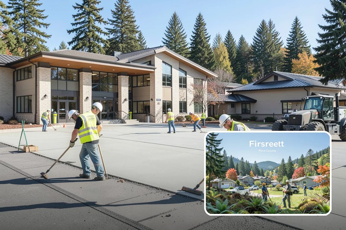 Bollard Replacement in Fircrest, Pierce County, WA - Restored vehicle protection at key locations