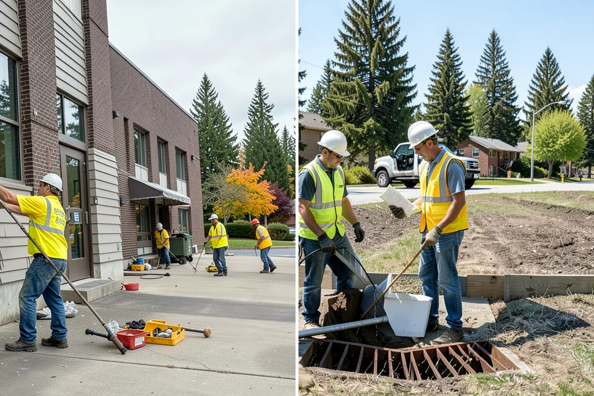 Bollard Replacement in Gig Harbor, Pierce County, WA - Assess damaged bollards and foundation condition