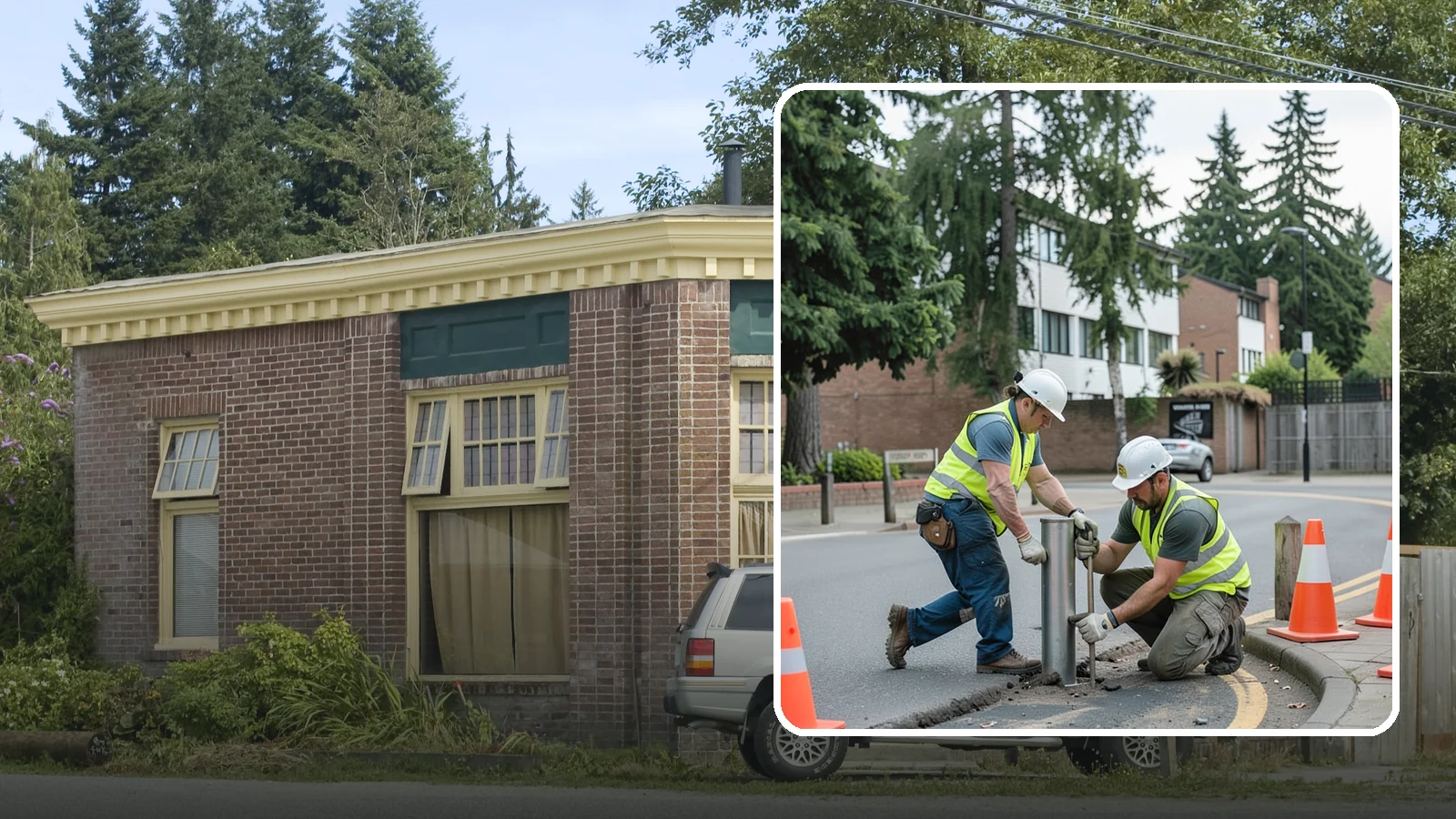 Bollard Replacement in Hamilton, Skagit County, WA - Bollard replacement restores vehicle protection and access control at damaged public installations.