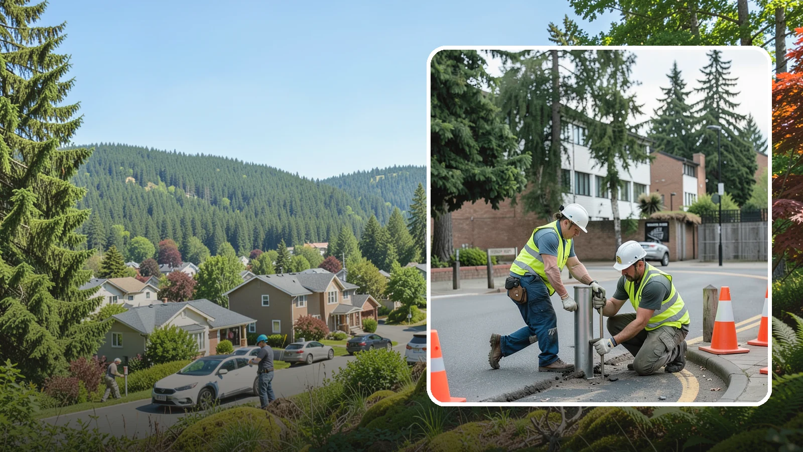 Bollard Replacement in Index, Snohomish County, WA - Bollard replacement restores vehicle protection and access control at damaged public installations.