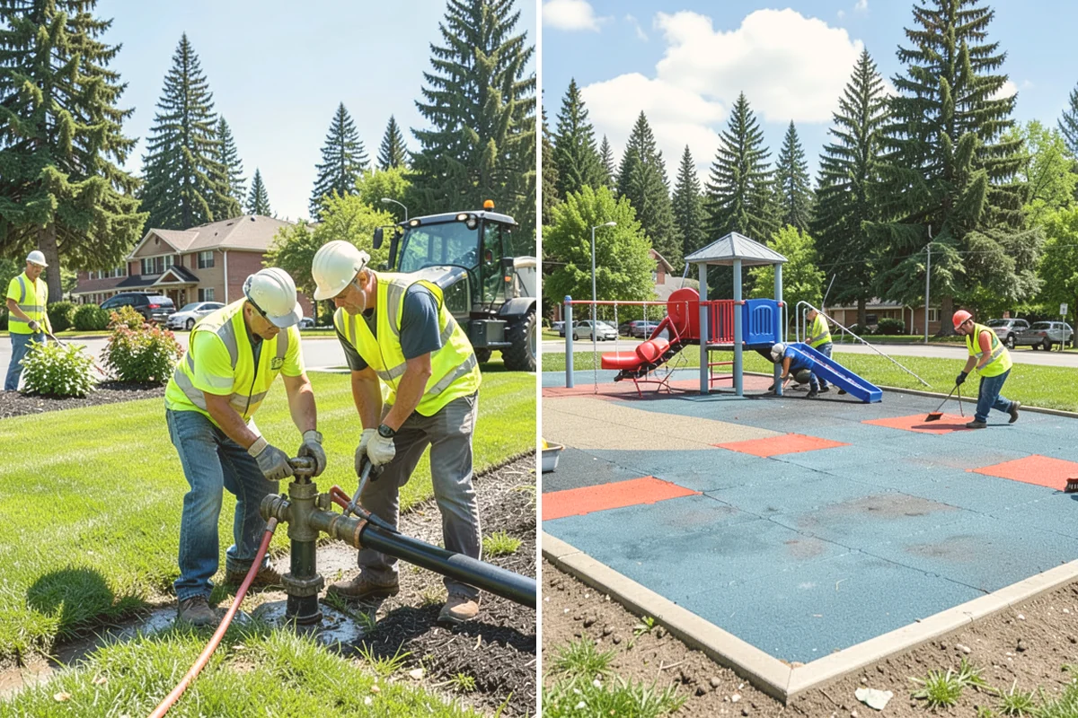 Bollard Replacement in Kirkland, King County, WA - Assess damaged bollards and foundation condition