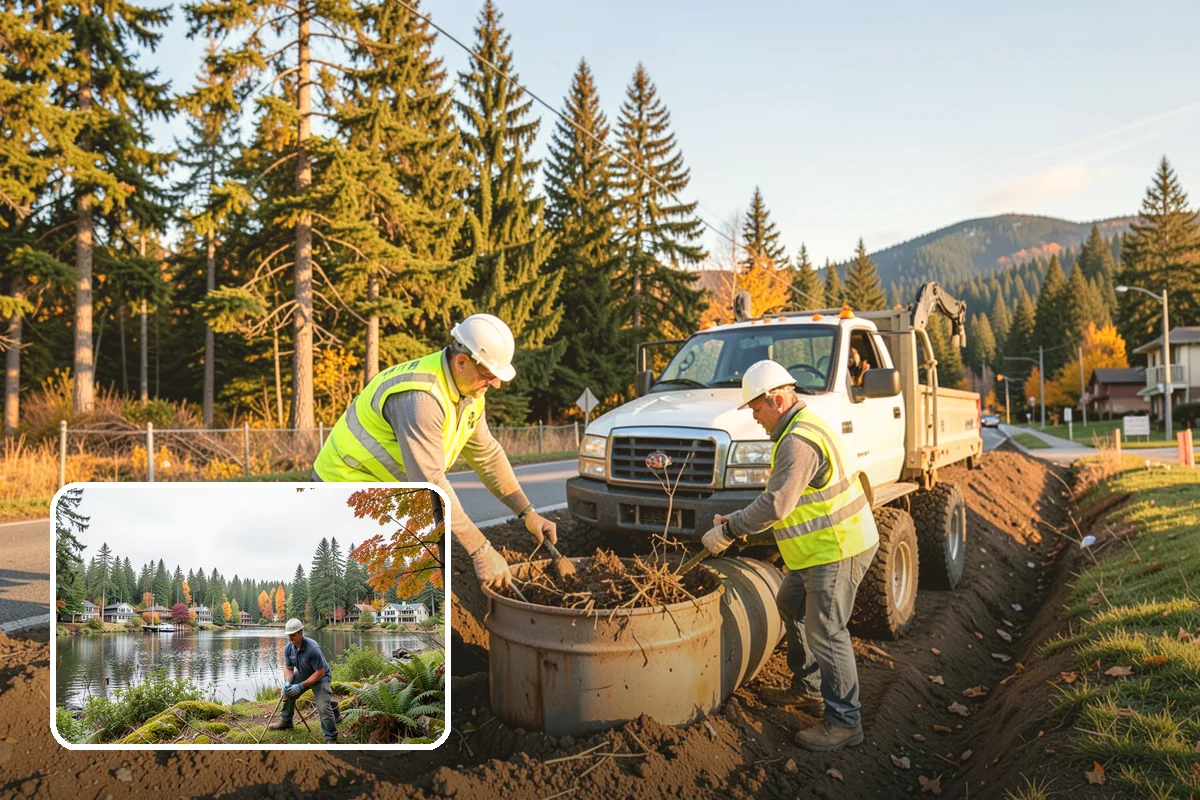 Bollard Replacement in La Conner, Skagit County, WA - Restored vehicle protection at key locations