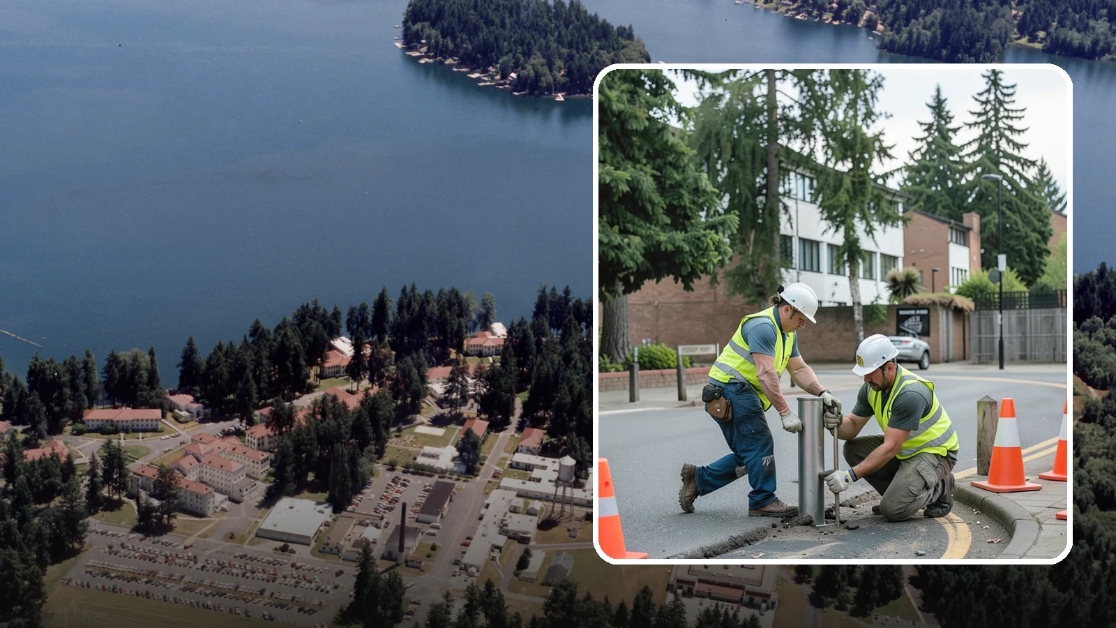 Bollard Replacement in Lakewood, Pierce County, WA - Bollard replacement restores vehicle protection and access control at damaged public installations.