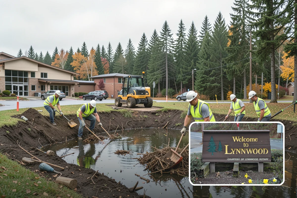 Bollard Replacement in Lynnwood, Snohomish County, WA - Restored vehicle protection at key locations