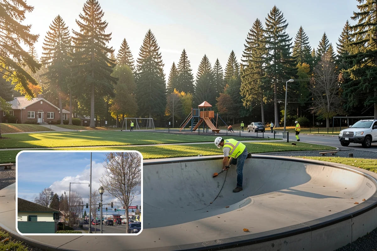 Bollard Replacement in Marysville, Snohomish County, WA - Restored vehicle protection at key locations