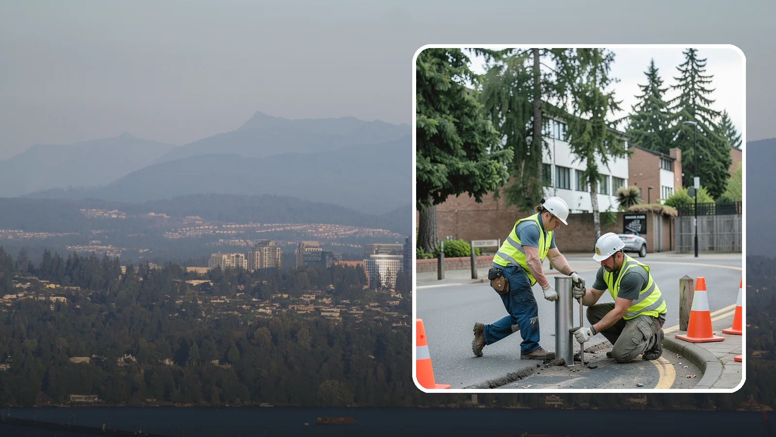 Bollard Replacement in Medina, King County, WA - Bollard replacement restores vehicle protection and access control at damaged public installations.