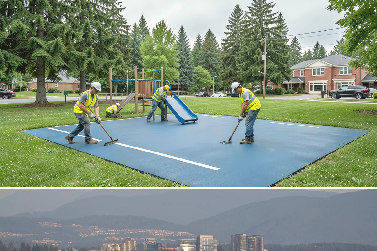 Bollard Replacement in Medina, King County, WA - Replacement runs year-round, with concrete-set foundations favoring drier conditions for proper curing.
