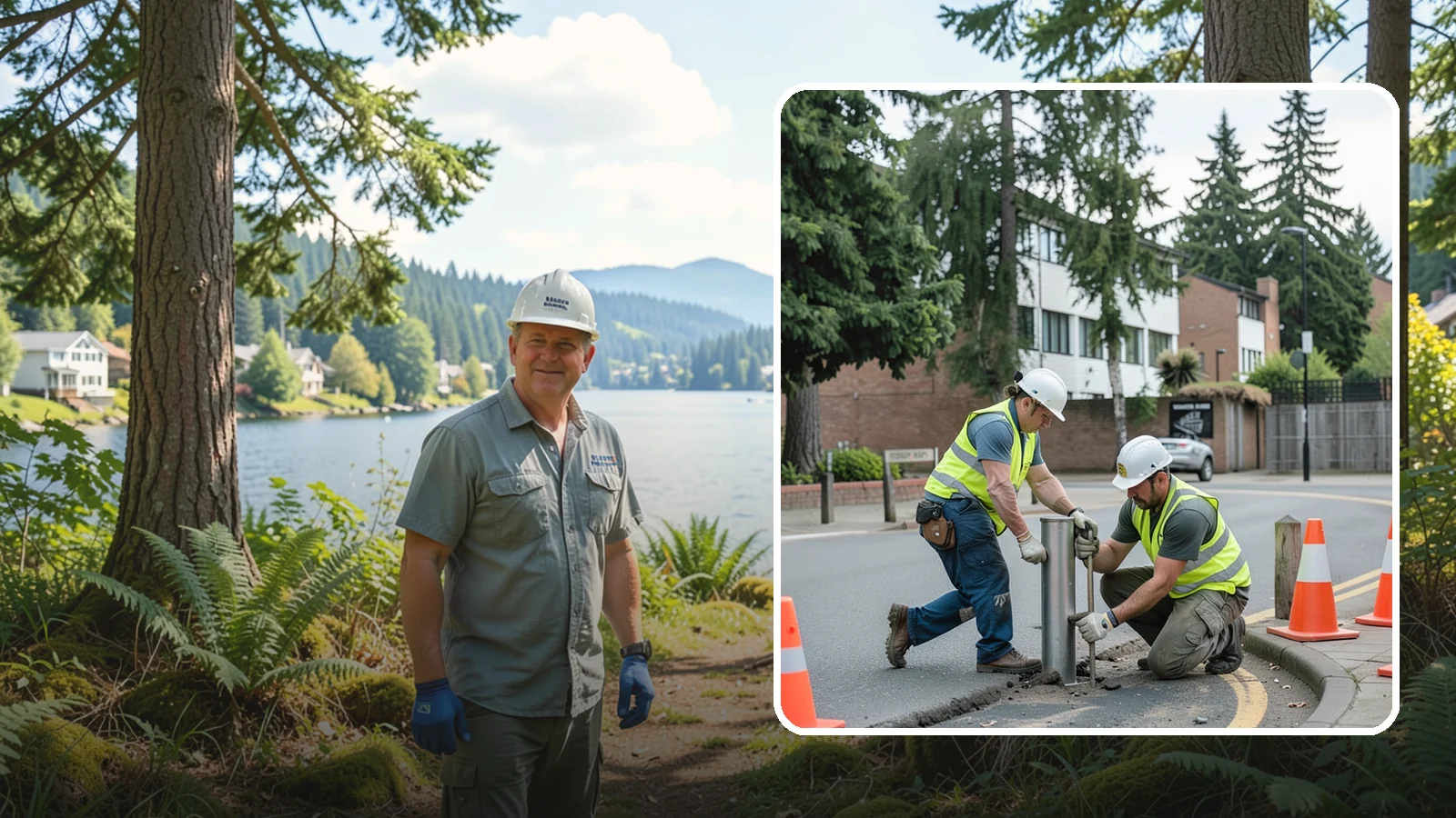 Bollard Replacement in Milton, King County, WA - Bollard replacement restores vehicle protection and access control at damaged public installations.