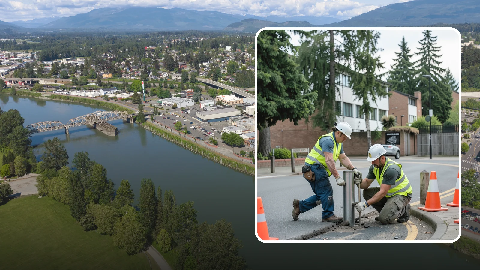 Bollard Replacement in Mount Vernon, Skagit County, WA - Bollard replacement restores vehicle protection and access control at damaged public installations.