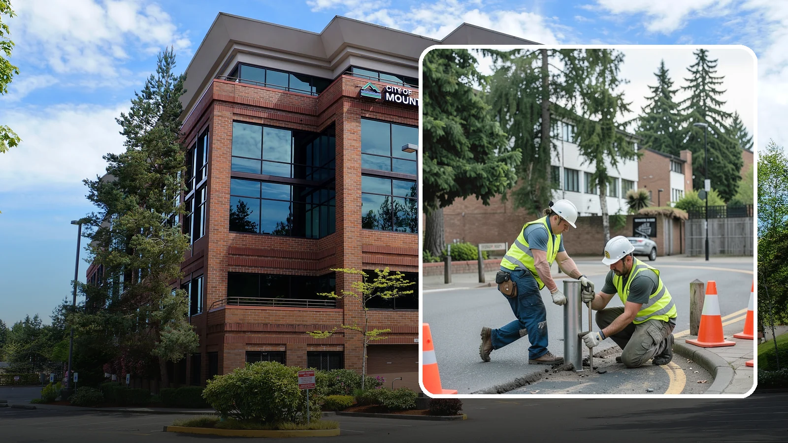 Bollard Replacement in Mountlake Terrace, Snohomish County, WA - Bollard replacement restores vehicle protection and access control at damaged public installations.