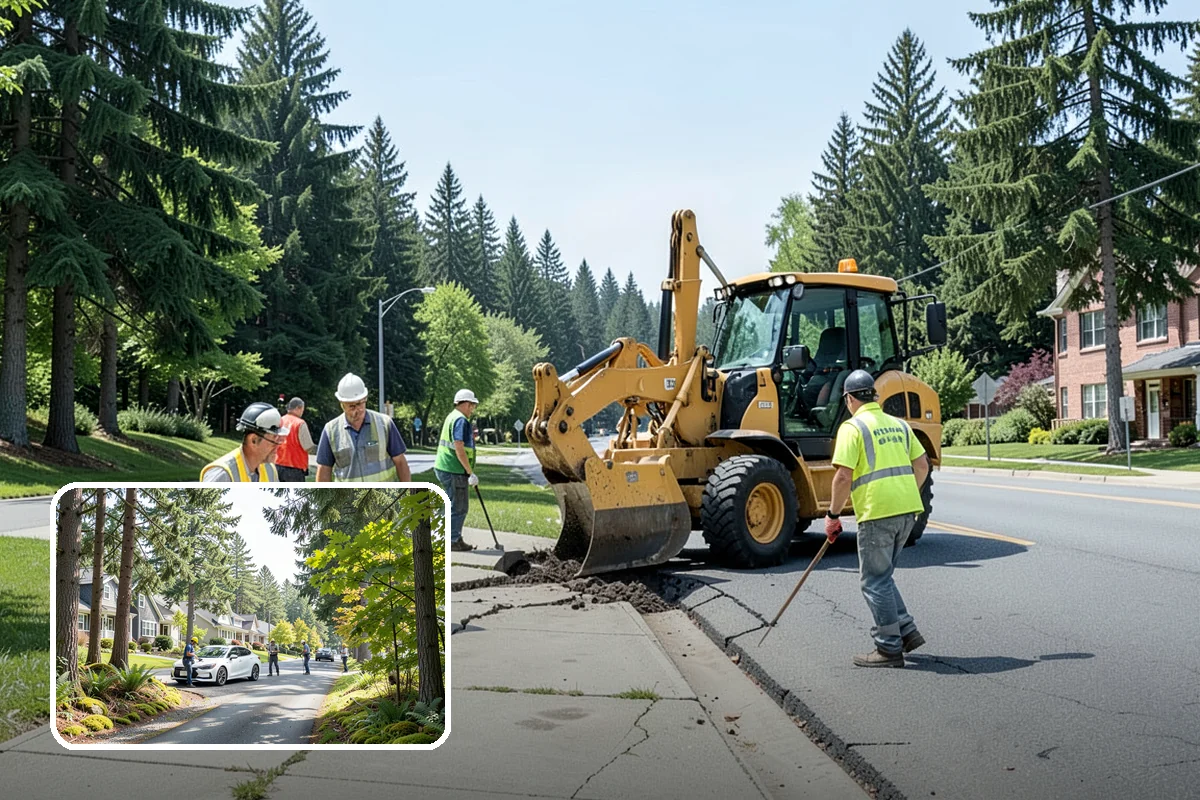 Bollard Replacement in Normandy Park, King County, WA - Restored vehicle protection at key locations