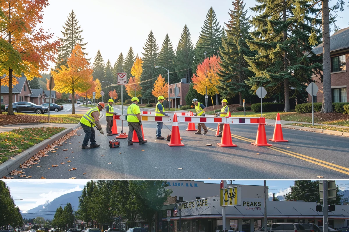 Bollard Replacement in North Bend, King County, WA - Replacement runs year-round, with concrete-set foundations favoring drier conditions for proper curing.