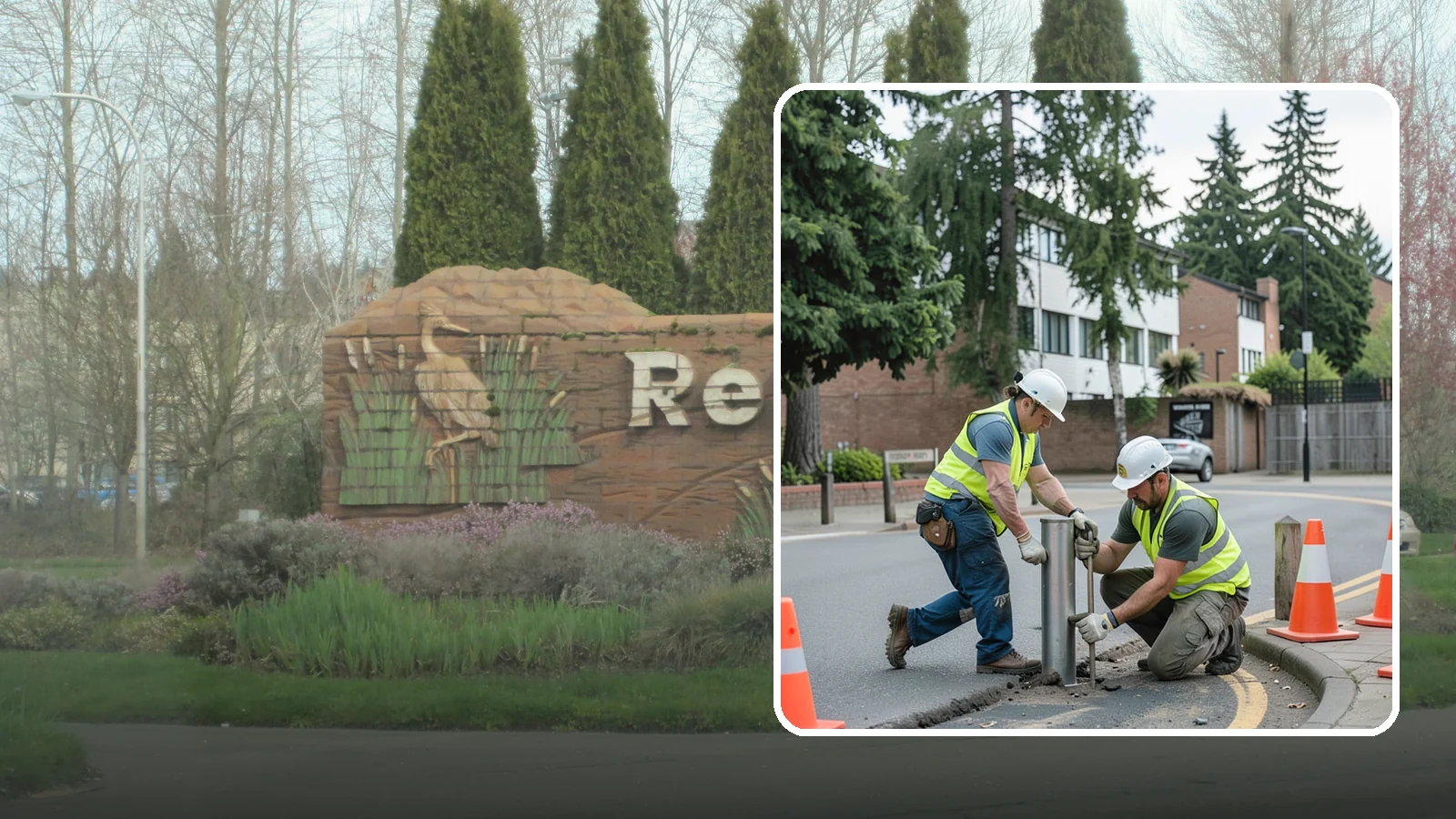 Bollard Replacement in Renton, King County, WA - Bollard replacement restores vehicle protection and access control at damaged public installations.