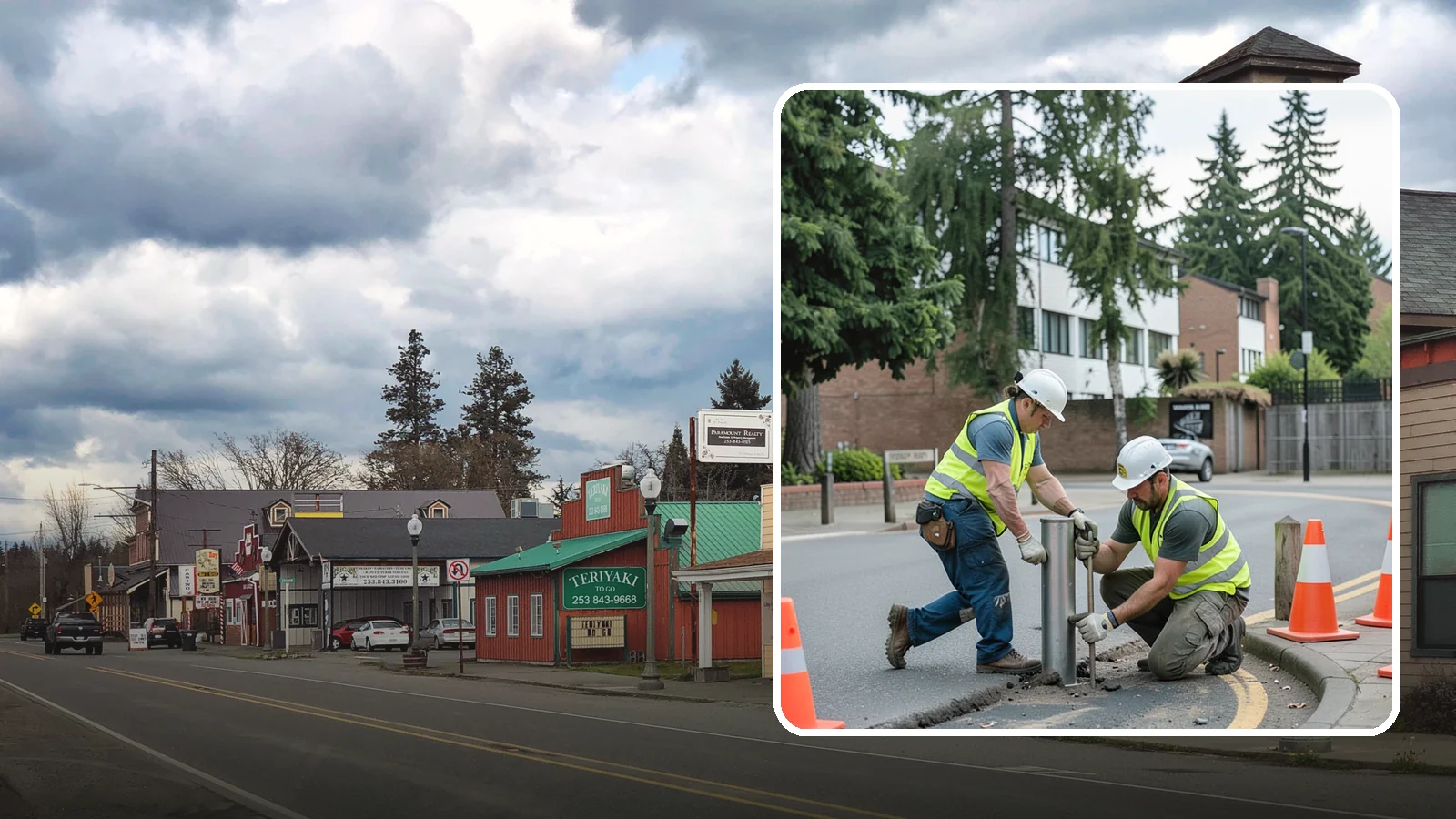 Bollard Replacement in Roy, Pierce County, WA - Bollard replacement restores vehicle protection and access control at damaged public installations.