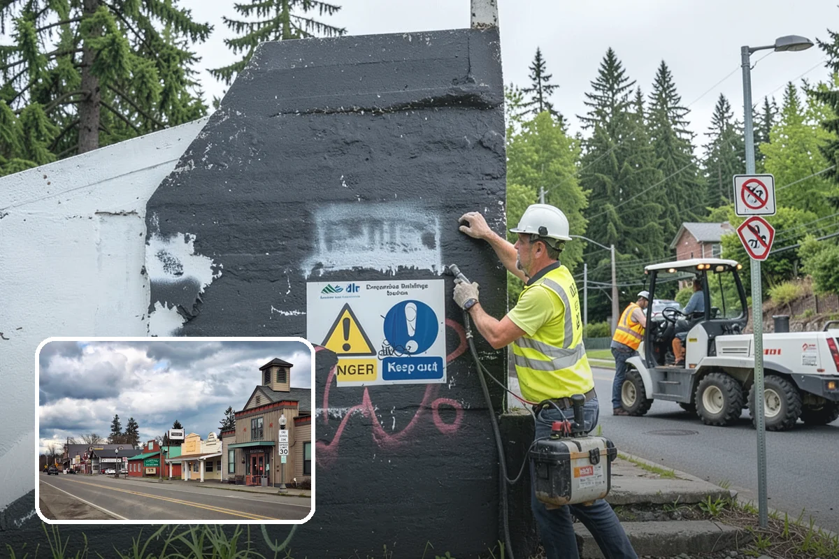 Bollard Replacement in Roy, Pierce County, WA - Restored vehicle protection at key locations