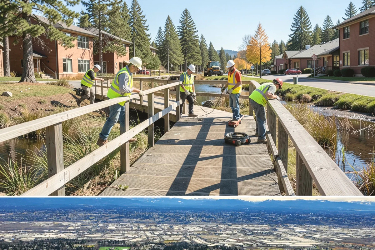 Bollard Replacement in SeaTac, King County, WA - Replacement runs year-round, with concrete-set foundations favoring drier conditions for proper curing.