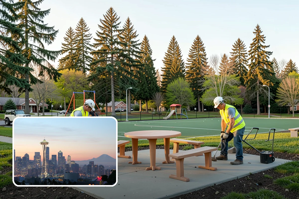 Bollard Replacement in Seattle, King County, WA - Restored vehicle protection at key locations