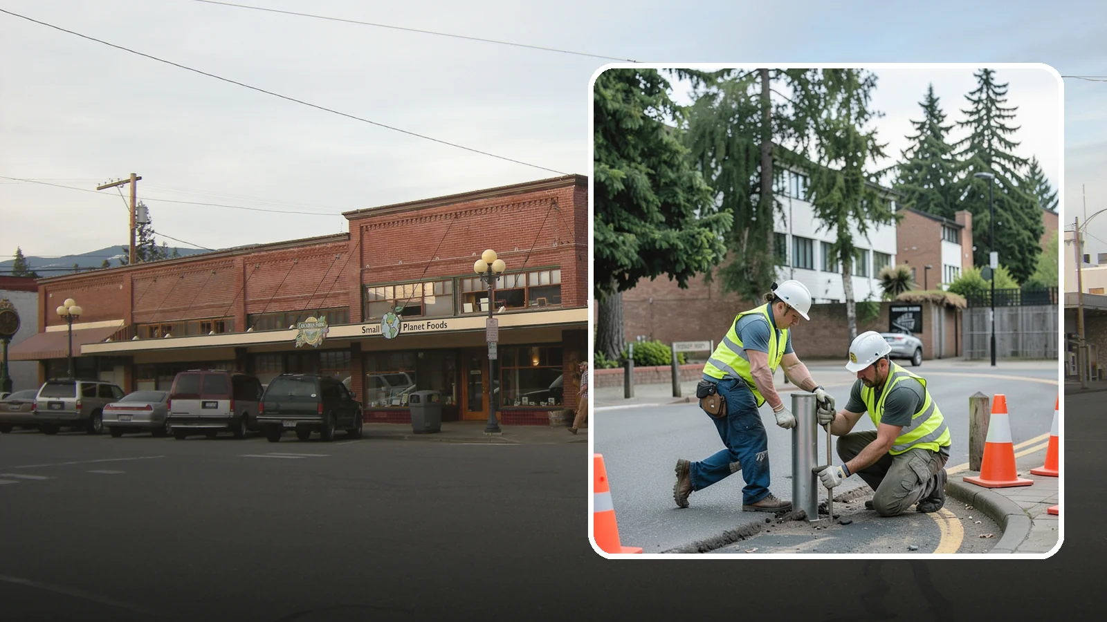 Bollard Replacement in Sedro-Woolley, Skagit County, WA - Bollard replacement restores vehicle protection and access control at damaged public installations.