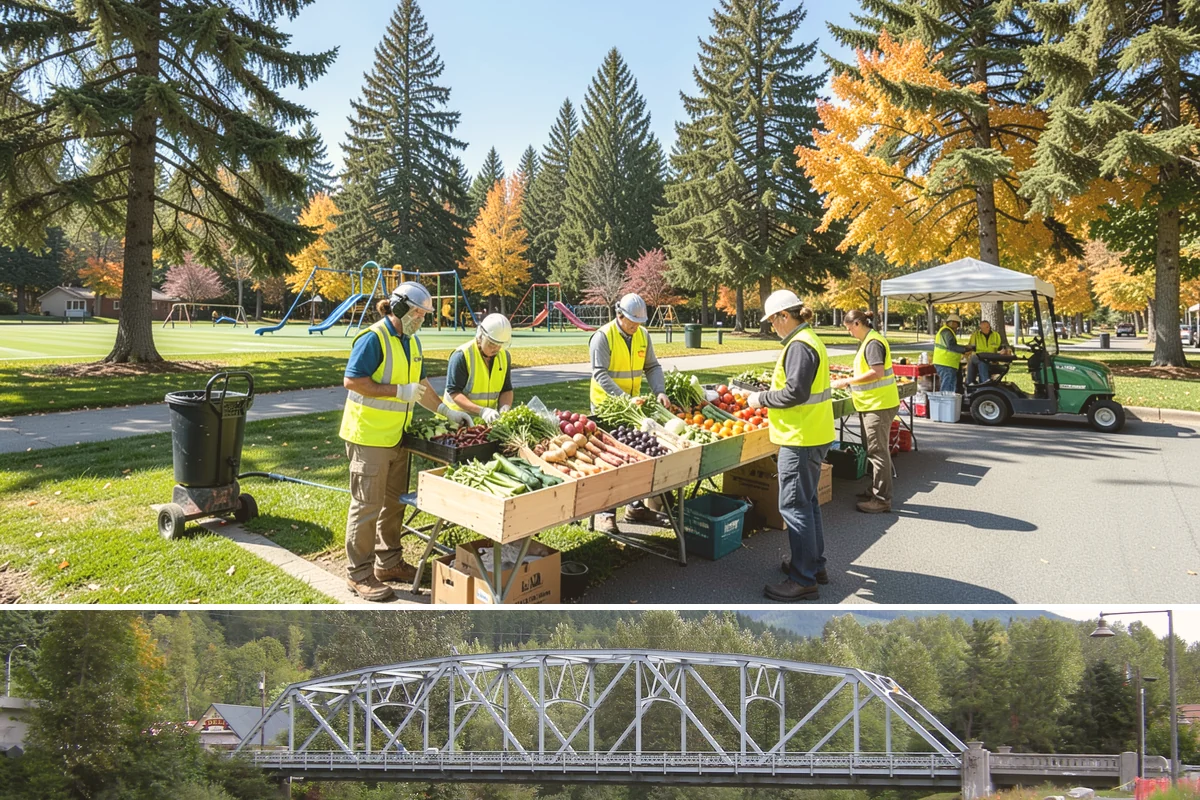 Bollard Replacement in Skykomish, King County, WA - Replacement runs year-round, with concrete-set foundations favoring drier conditions for proper curing.