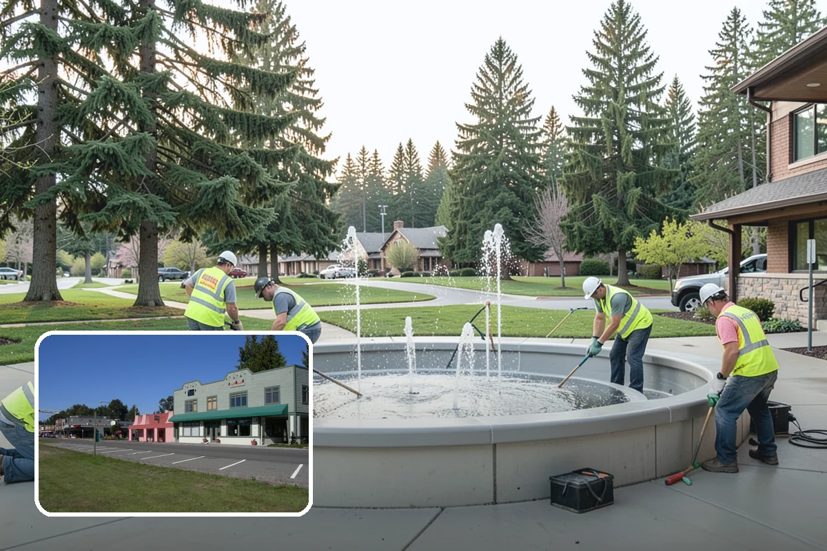Bollard Replacement in Snoqualmie, King County, WA - Restored vehicle protection at key locations