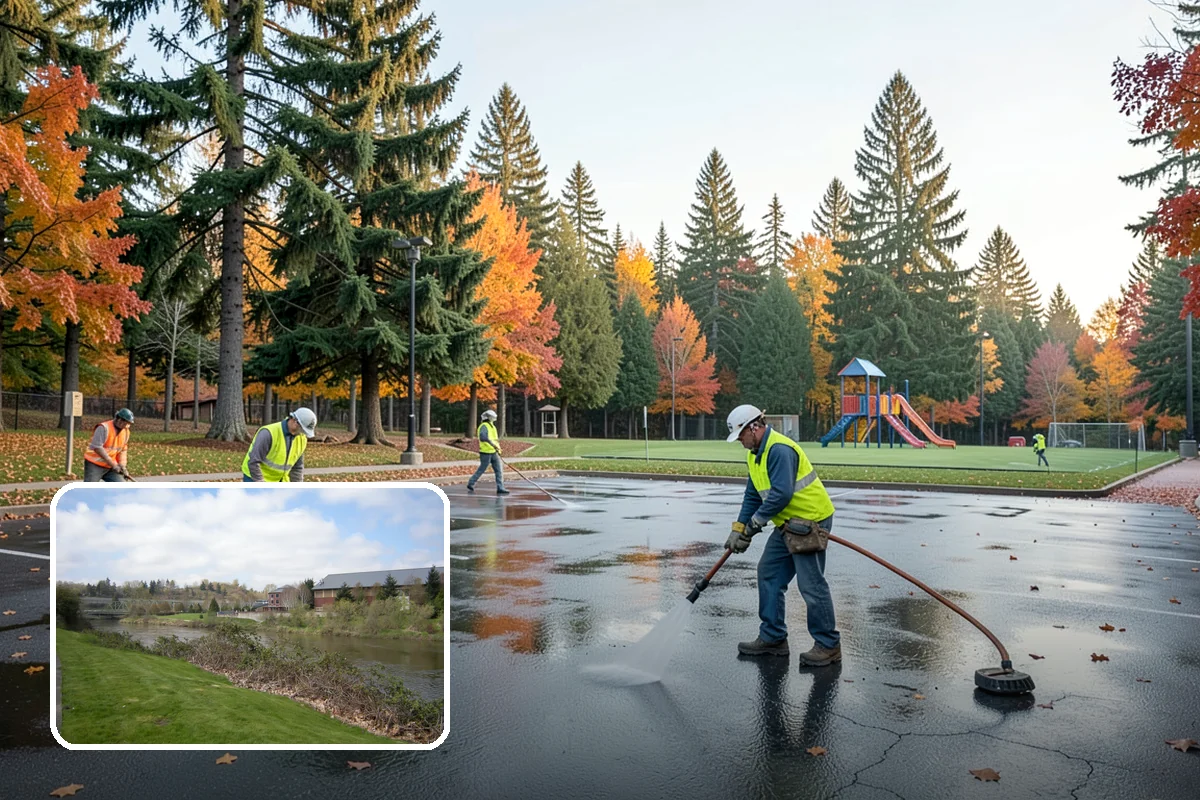 Bollard Replacement in Tukwila, King County, WA - Restored vehicle protection at key locations
